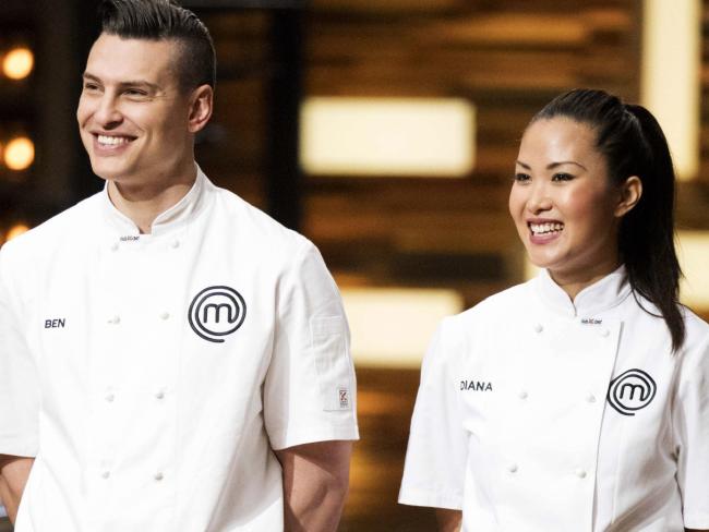 Channel 10 Ben Ungermann and Diana Chan.